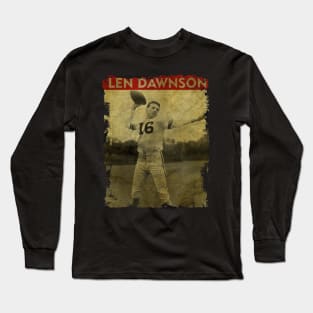 TEXTURE ART- Len Dawnson - RETRO STYLE 3 Long Sleeve T-Shirt